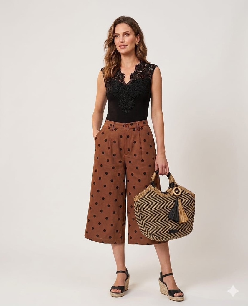 PANTALON MIDI TOPOS