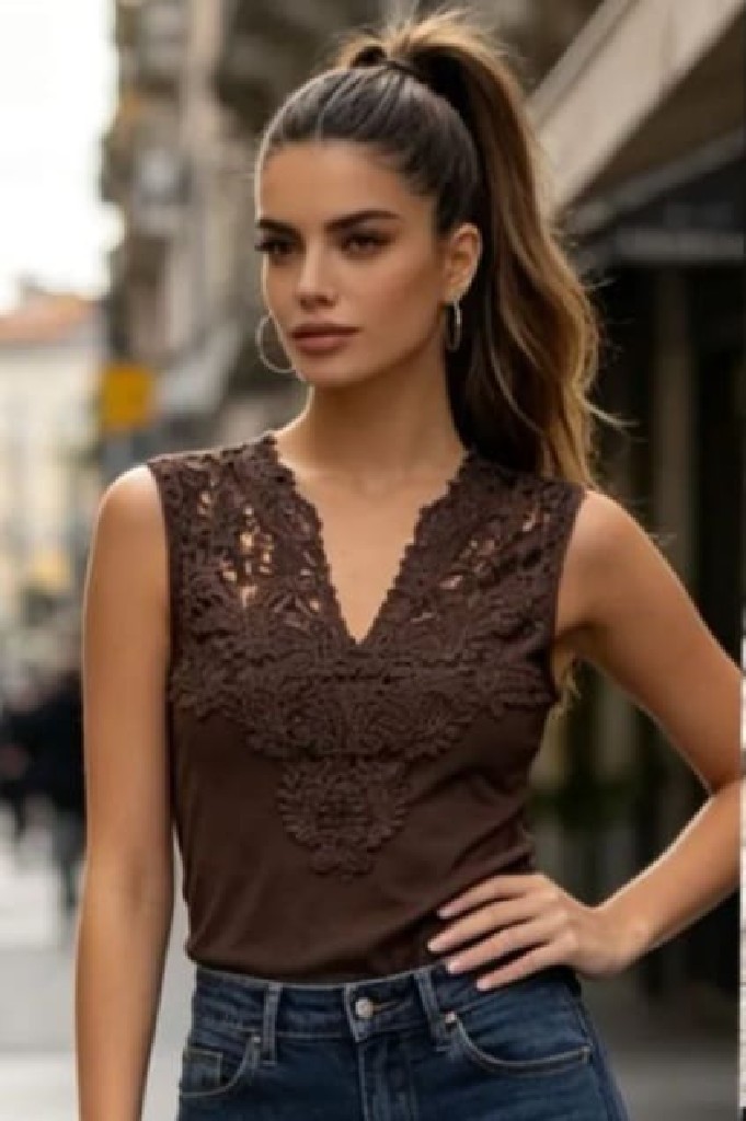Alternative view of CAMISETA LACE