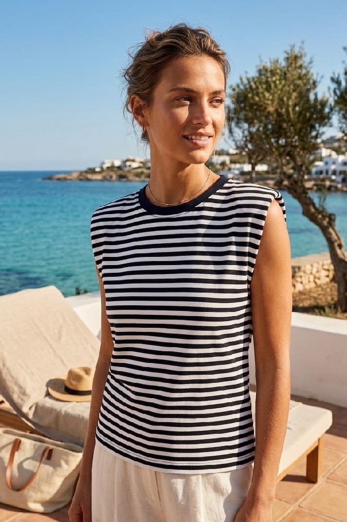 CAMISETA RAYA MARINA